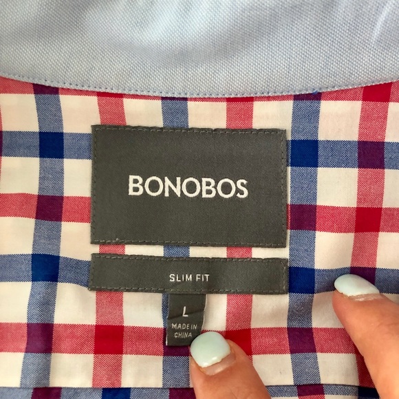 Bonobos Button Down Shirt L - Picture 3 of 3